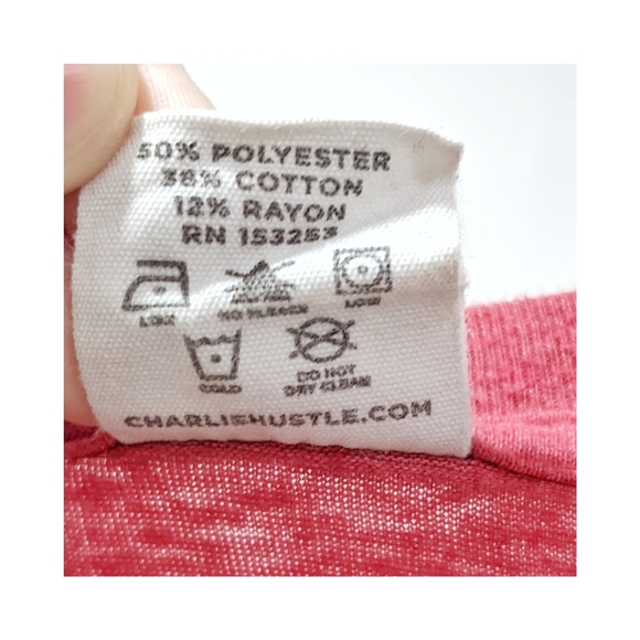 Charlie Hustle Minsky's Pizza KC Heart t-shirt. Size L & XL. - Picture 5 of 5